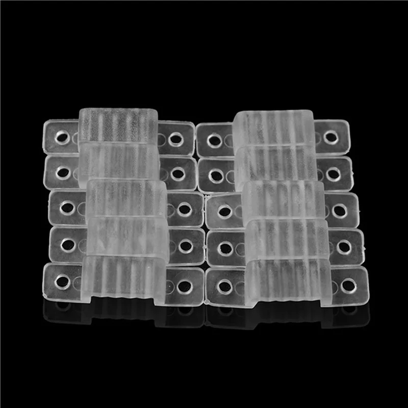 Y51A-Led Light Strip Mounting Clip 5730 / 2835 / 5050 Mounting Holder Translucent Snap (Width 14Mm, 200 Pieces) Peaceful Pleasures Health and Wellness white NONE