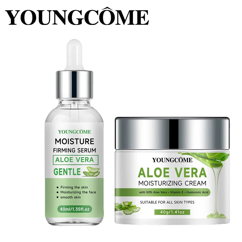 YOUNGCOME Aloe Vera Moisturizing Cream & Skincare Set