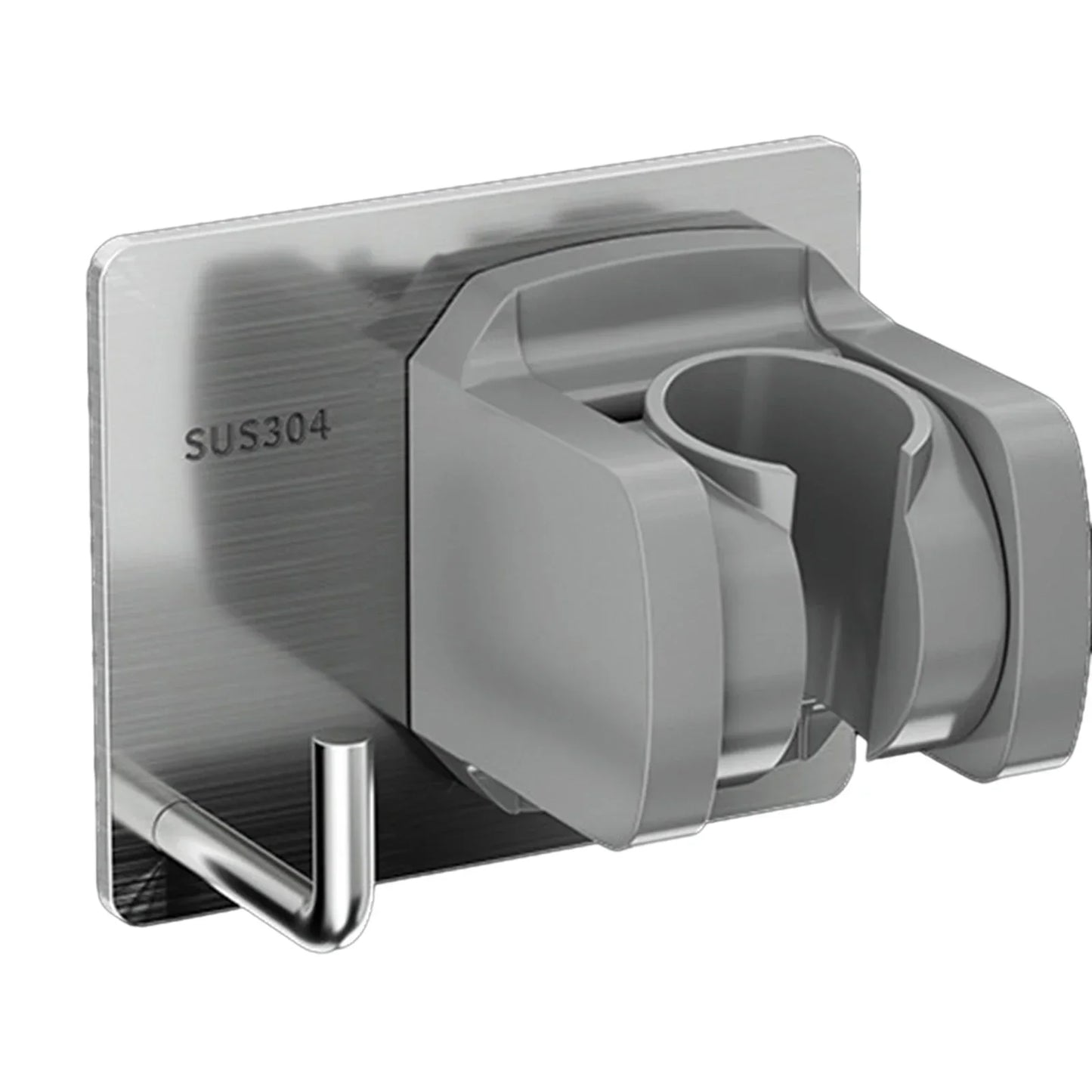 No-Drill Suction Cup Shower Head Holder | Wall Mount Bracket