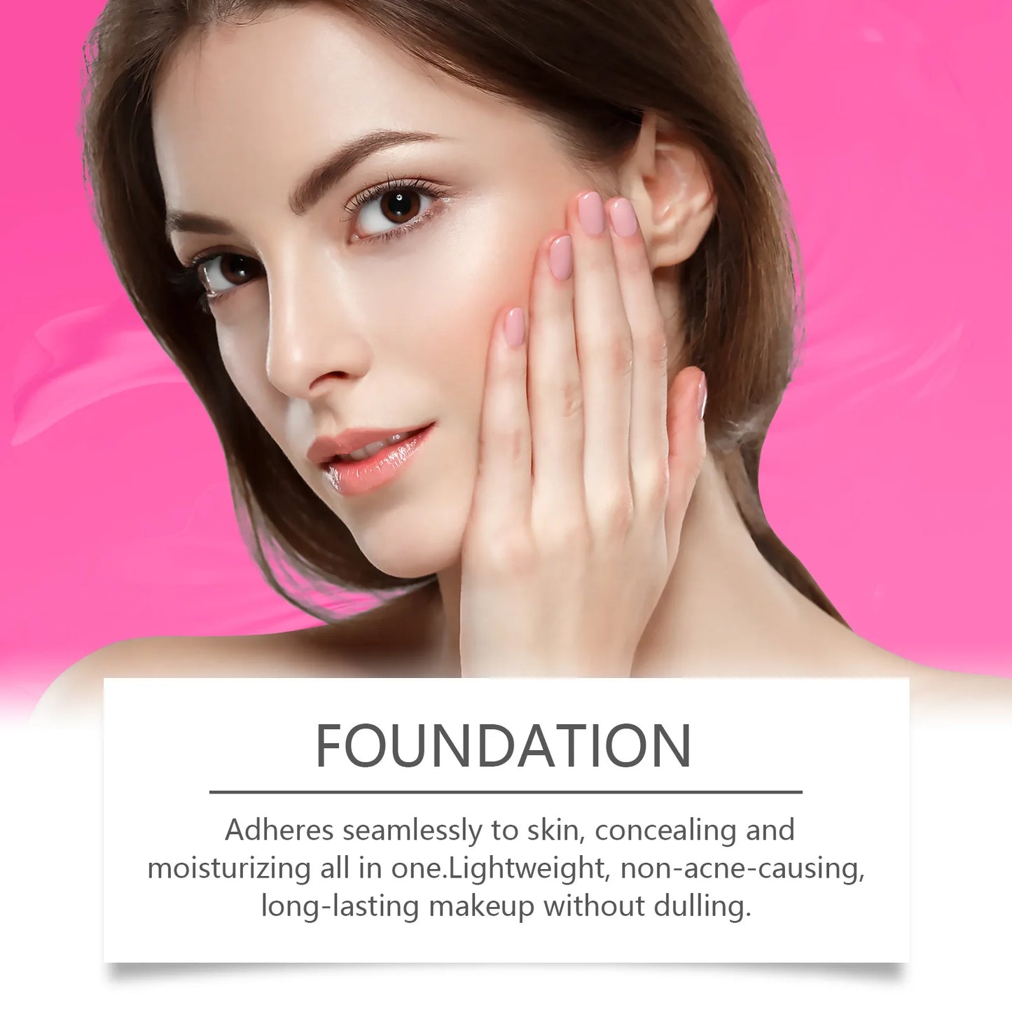 Peptide Bounce Balm Cover Spot Blemishes Waterproof Sweatproof Full Coverage Brighten Whitening Face Oil Control Balm Foundation Peaceful Pleasures Health and Wellness