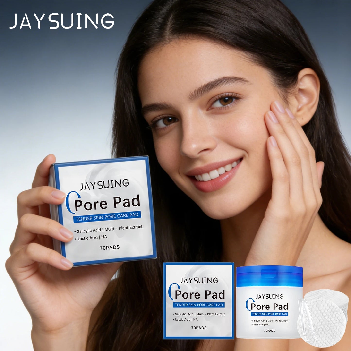 Gentle Exfoliating Hyaluronic Acid Cotton Pads Peaceful Pleasures Health and Wellness