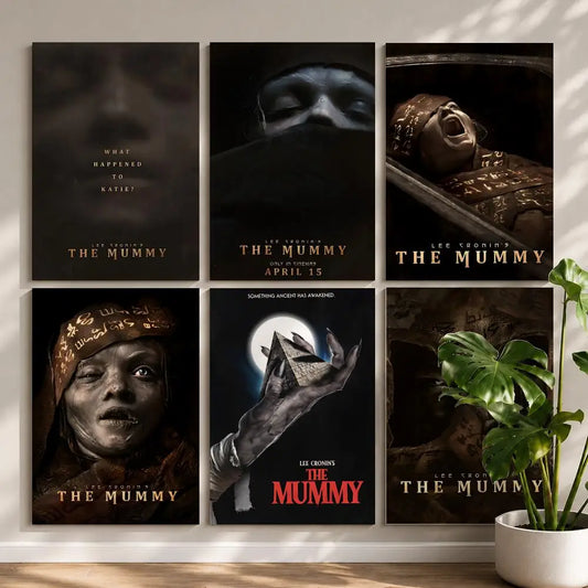 The Mummy Movie Poster HD Self-Adhesive Waterproof Wall Art Movie Poster Wall Art Peaceful Pleasures Health and Wellness