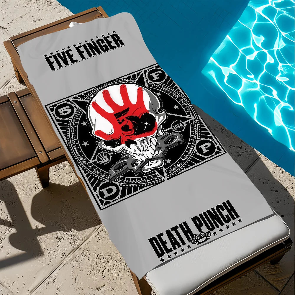 Five Finger Death Punch Quick-Dry Beach Towel | Gym & Travel