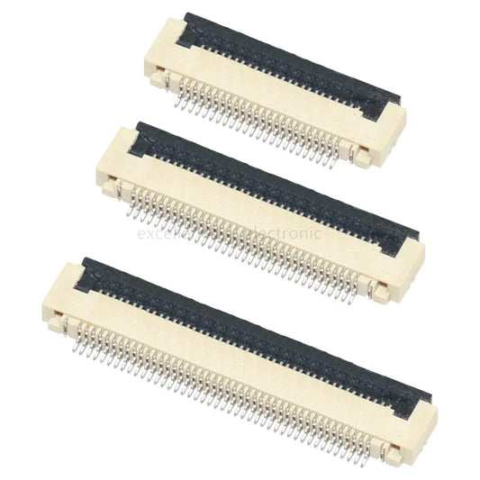 10pcs FFC FPC Connector 0.5mm 6/8/10/12/14/16//20/24/30/34/40/50 Pin Flip Type Ribbon Flat Connector Bottom Contact Peaceful Pleasures Health and Wellness 10Pcs 14Pin