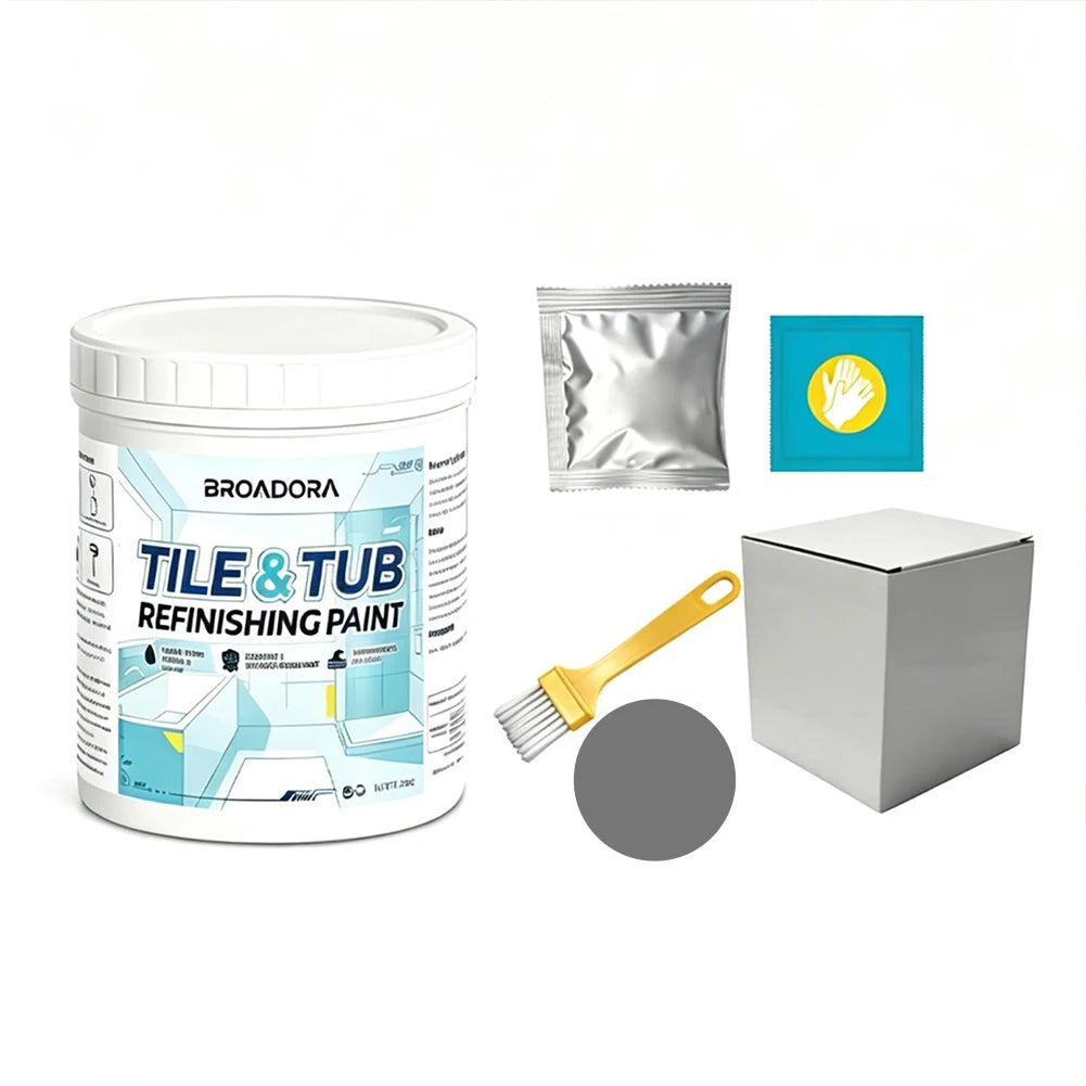 Tile & Bathtub Refinishing Paint Kit – Waterproof DIY Coating