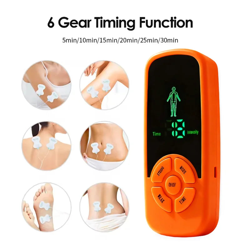 Multifunctional Digital Modes Massage Device ECG Neck Massage Machine Mini Muscle Device Peaceful Pleasures Health and Wellness
