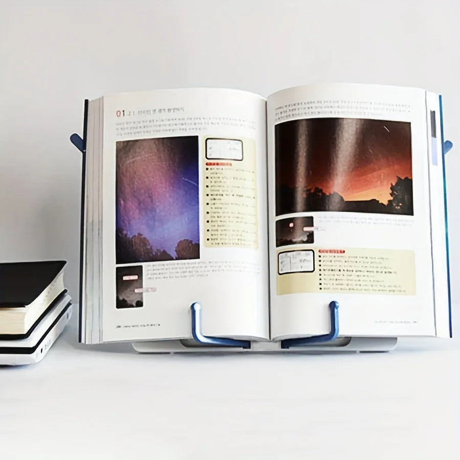 Adjustable Portable Book Stand for Reading, Music & Study