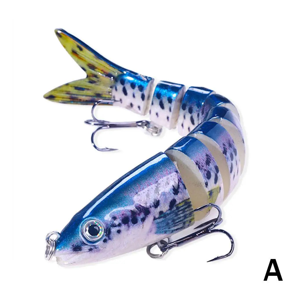 Multi Jointed Fishing Lure for Freshwater and Saltwater Peaceful Pleasures Health and Wellness A