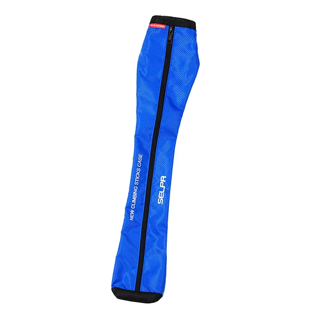 Waterproof Hiking Pole Carry Bag | Trekking Stick Storage Case Trekking Pole Bag Peaceful Pleasures Health and Wellness blue