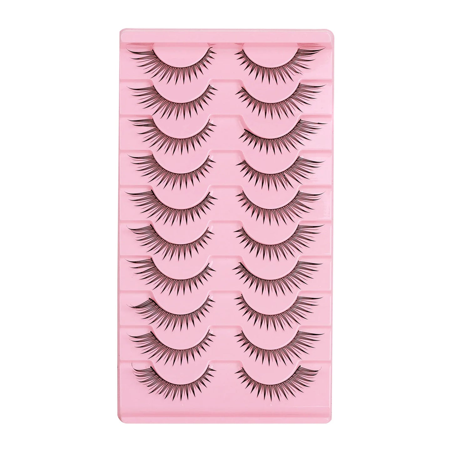3D Fluffy False Eyelashes – 10 Pairs Full Strip Lashes