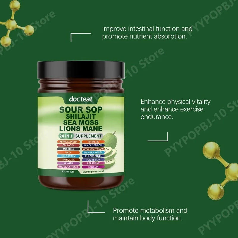 Spiny Fruit 24-in-1 Capsules | Gut & Digestive Support 60 Ct