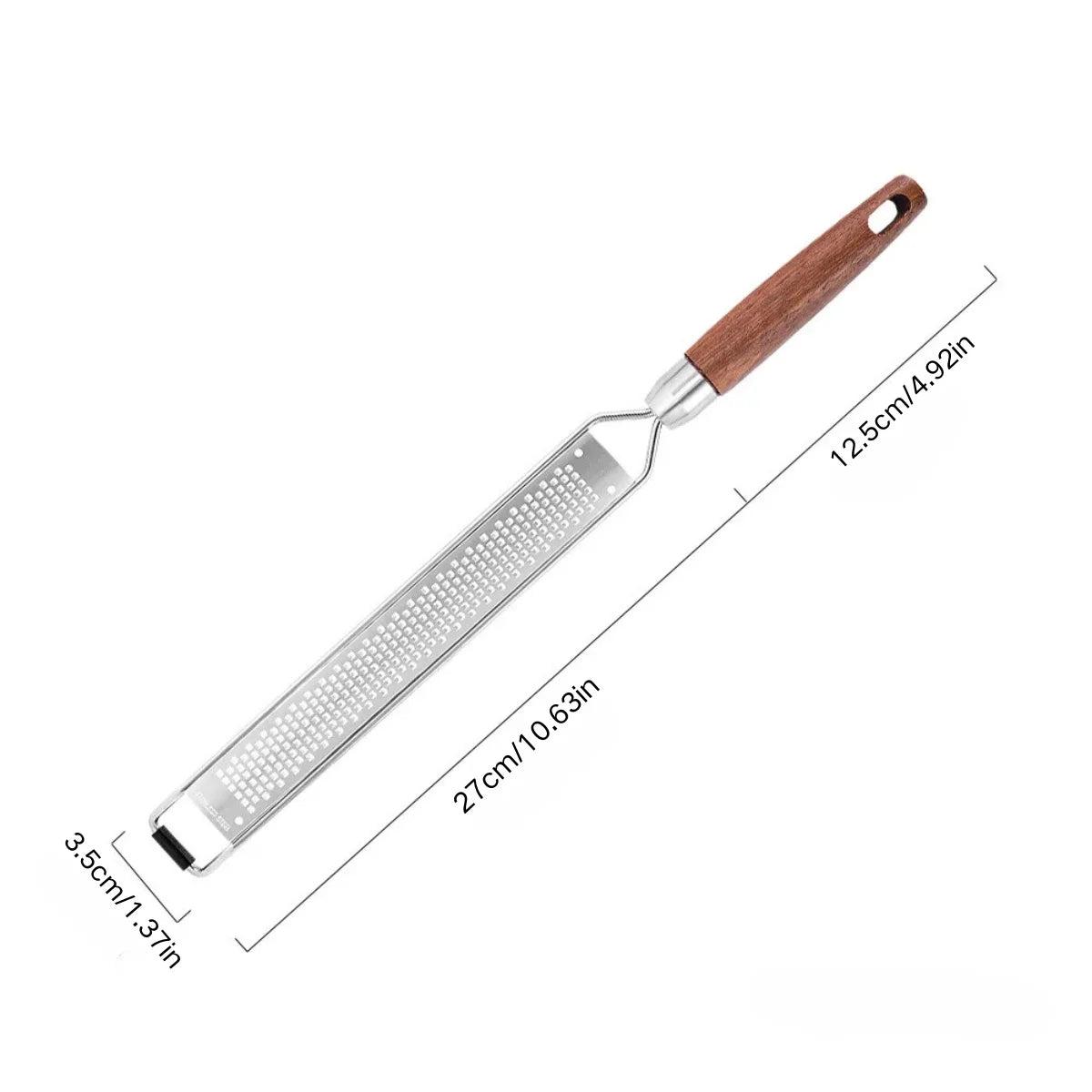 Premium Wooden Handle Zester and Grater, Efficient and Easy to Use, Ideal Kitchen Tool, Perfect for Chefs and Home Cooks Alike Peaceful Pleasures Health and Wellness