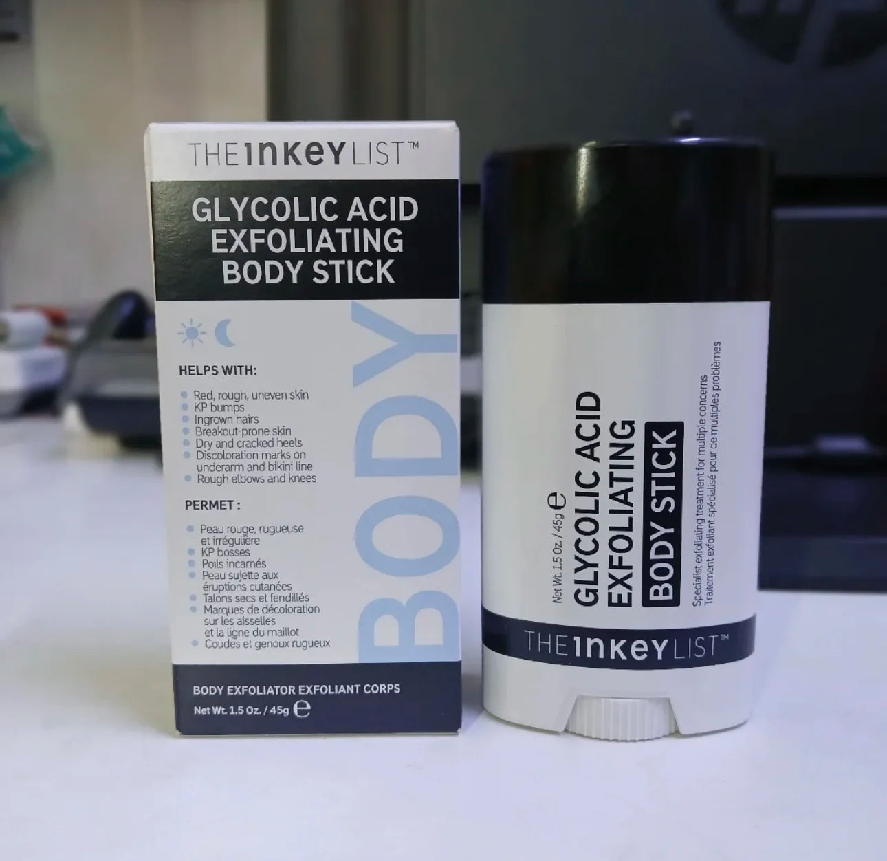 Glycolic Acid Exfoliating Body Stick | Smooth & Brighten Skin