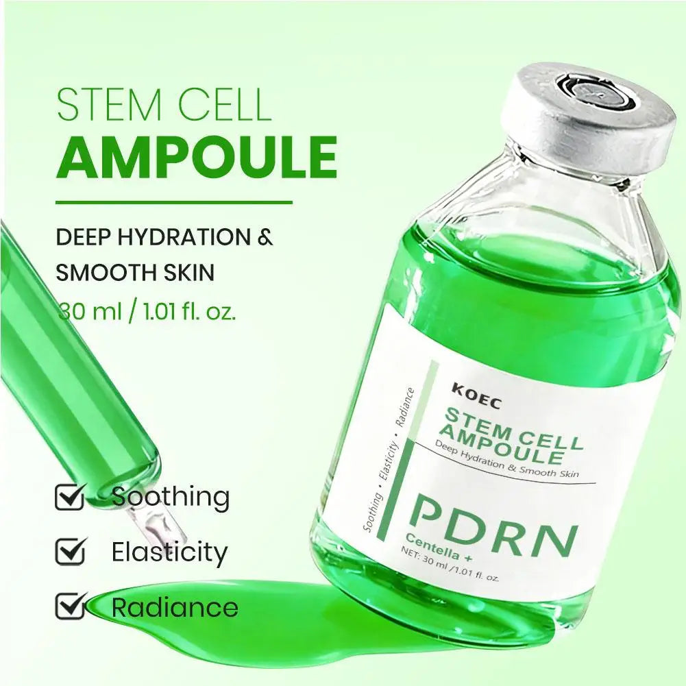 Centella PDRN Salmon Ampoule Serum Advanced Deep Repair Skin Barrier Serum For Face Firming Brightening Facial Essence Peaceful Pleasures Health and Wellness