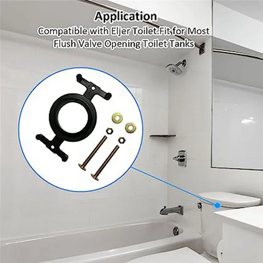 Solid Brass Toilet Tank Repair Kit with Gasket & Bolts Toilet Repair Kit Oasis Select Default Title