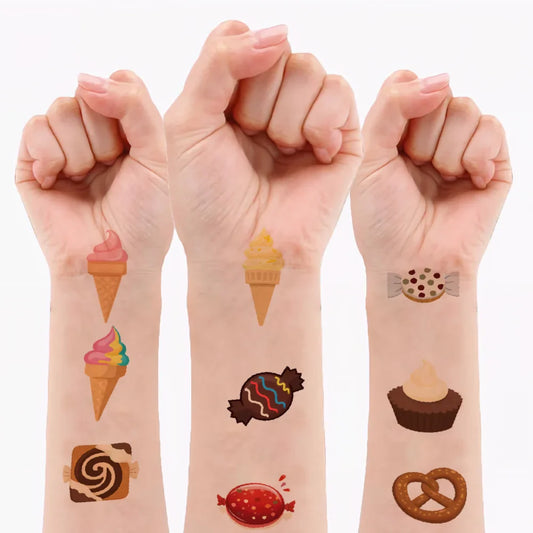 54-Piece Waterproof Temporary Tattoo Stickers – Fun Body Art Temporary Tattoo Stickers Oasis Select