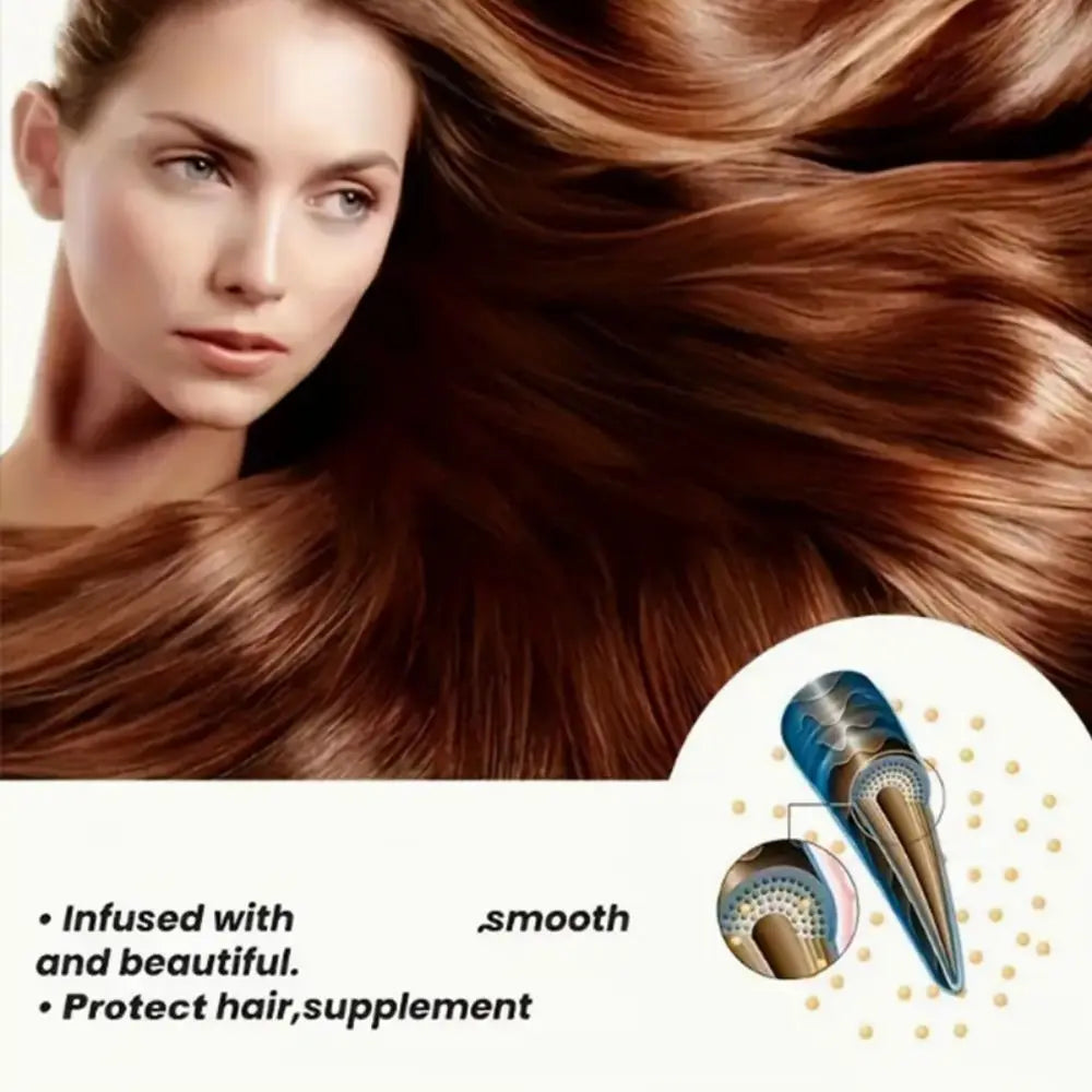 Keratin Hair Mask For Damage Hair Magical Treatment Frizzy Soft Smooth Shiny Professional Hair Straighten Conditioner Scalp Care Peaceful Pleasures Health and Wellness