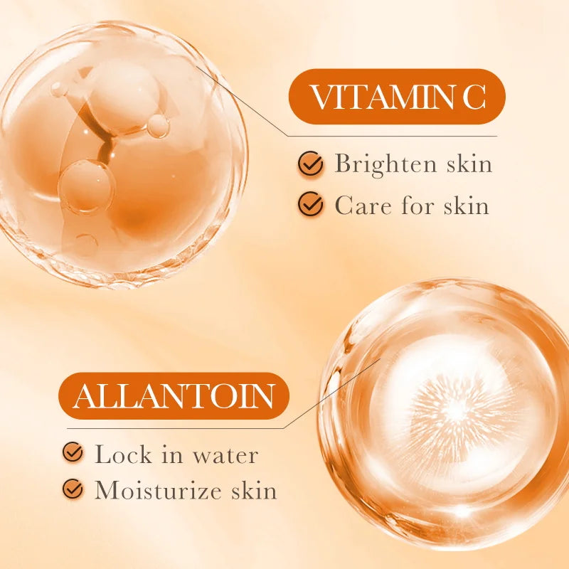 BIOAQUA Vitamin C Whitening Face Mask – Anti-Aging, 10pc Set