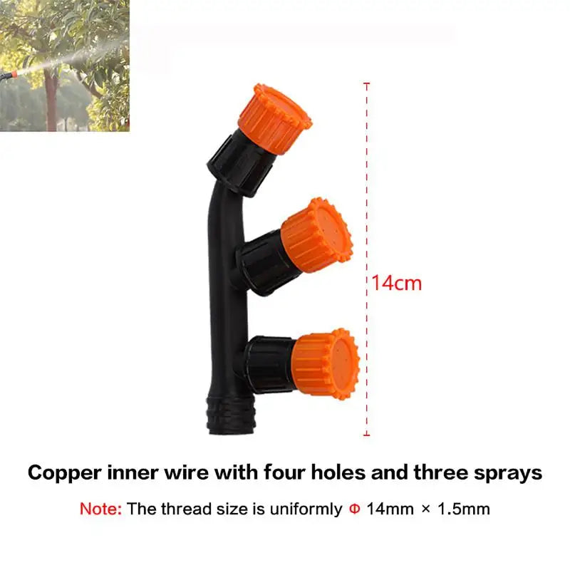1/2/3 High Pressure Atomizing Adjustable Nozzle Atomizer Garden Yard Farm Plants Irrigation Pesticide Spraying Sprinkler Peaceful Pleasures Health and Wellness C