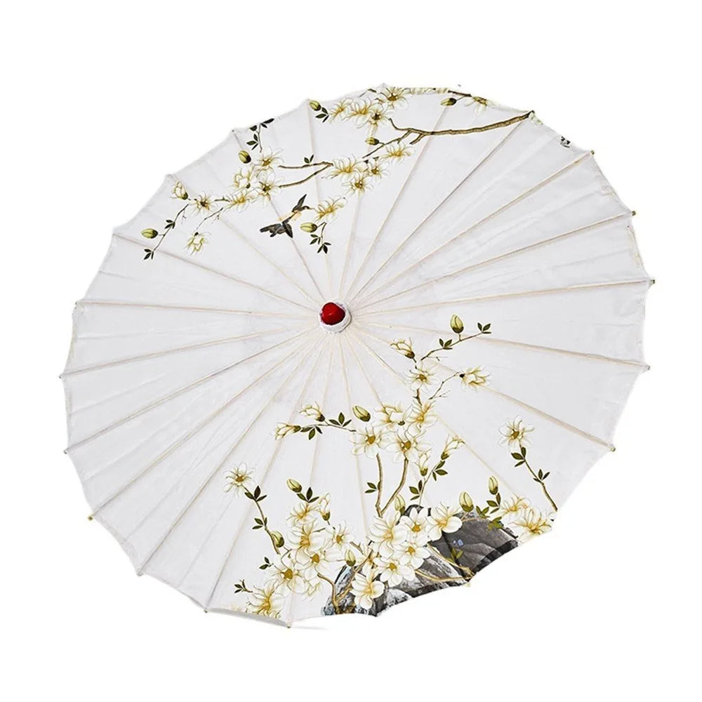 Handmade Bamboo Oil Paper Umbrella | Chinese Hanfu Parasol