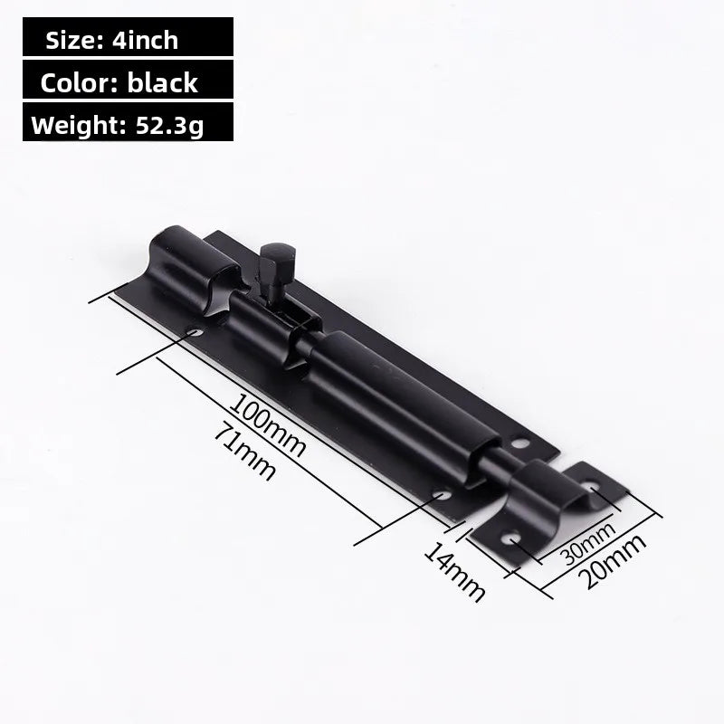 Aluminum Alloy Door Bolt Latch – Gate, Window & Home Lock