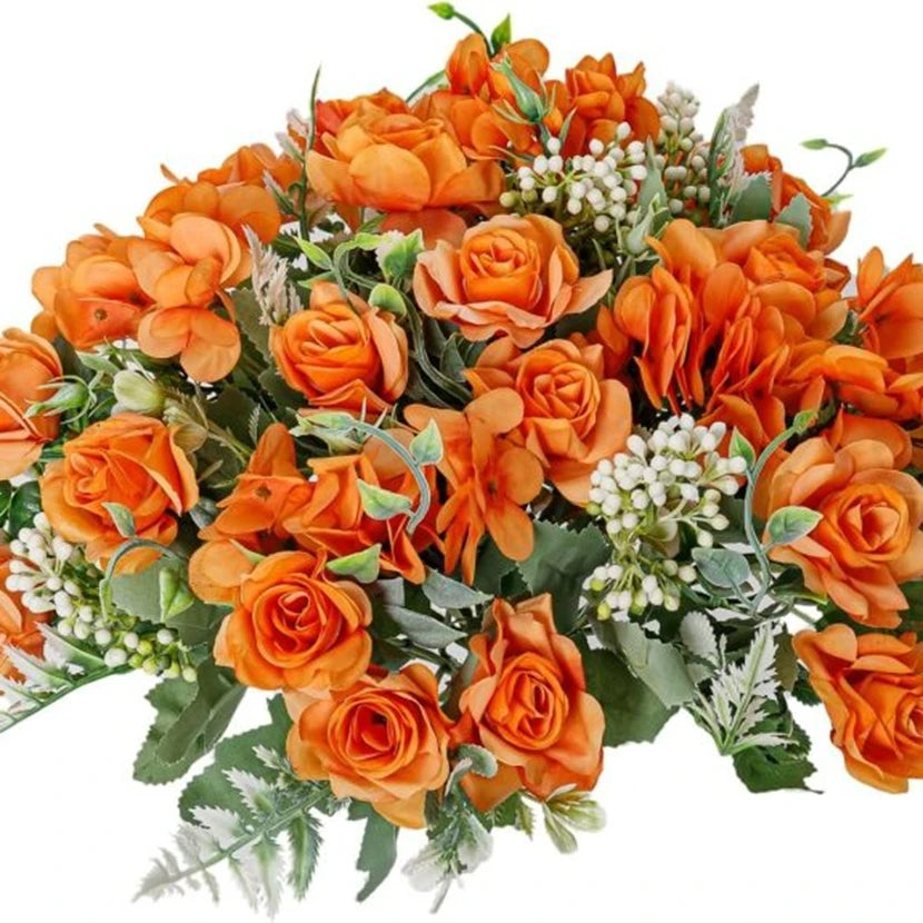 Silk Gardenia Hydrangea Artificial Bouquet | Wedding & Home Decor