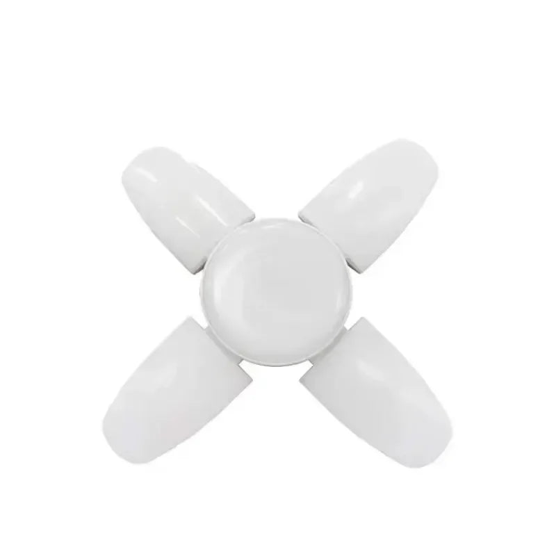28W E27 Fan Shaped Foldable LED Bulb 40 Bulbs Deformation Suitable For Homes Warehouses and Garages Bright White Light Peaceful Pleasures Health and Wellness