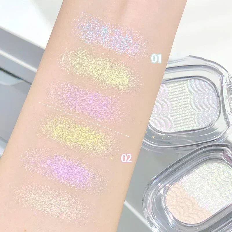 Chameleon Gradient Glitter Eyeshadow Palette | Shimmer Highlight