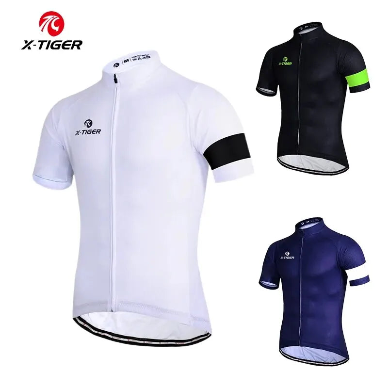 X-TIGER Men's MTB Cycling Jersey | Breathable Quick-Dry Bike Shirt