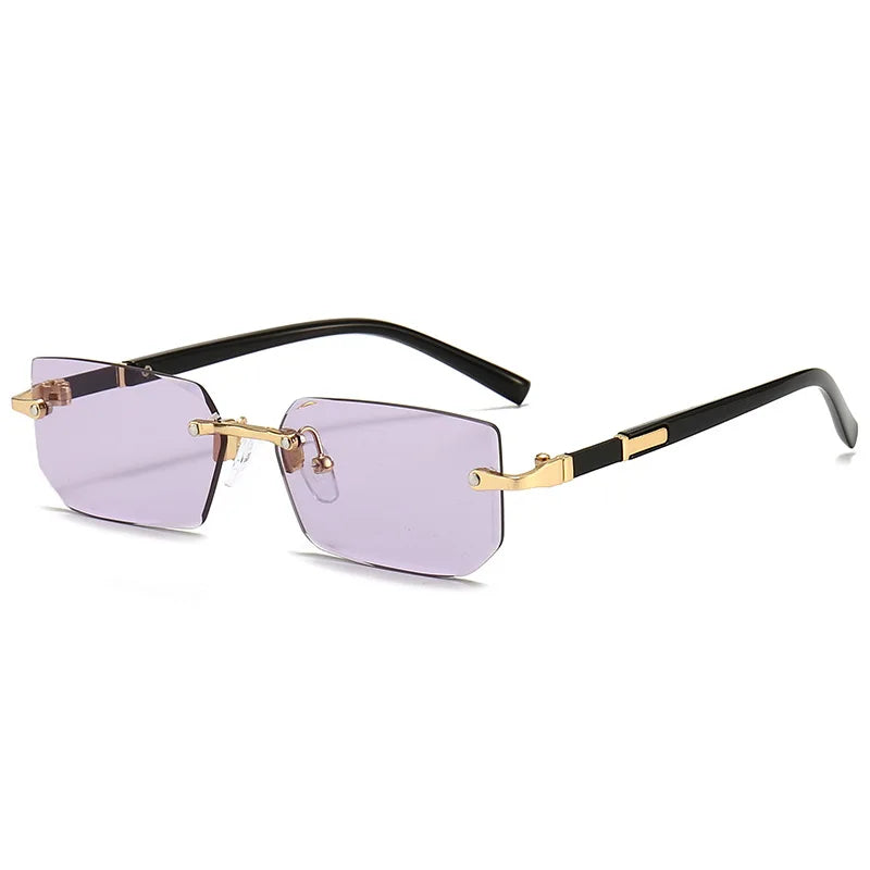 Women's Frameless Square Jelly Sunglasses UV400 | Colorful