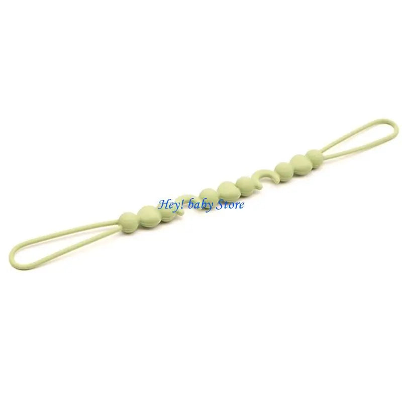 Silicone Pacifier Clip & Teether Holder for Baby Boys & Girls