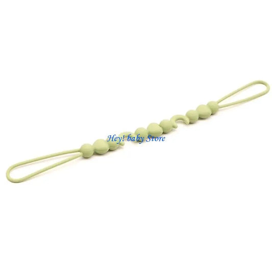 Silicone Pacifier Clip & Teether Holder for Baby Boys & Girls