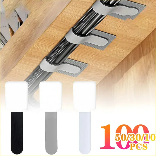 Reusable Cable Ties Wire Organizer | Color Marker Cord Clips Cable Tie Organizer Peaceful Pleasures Health and Wellness