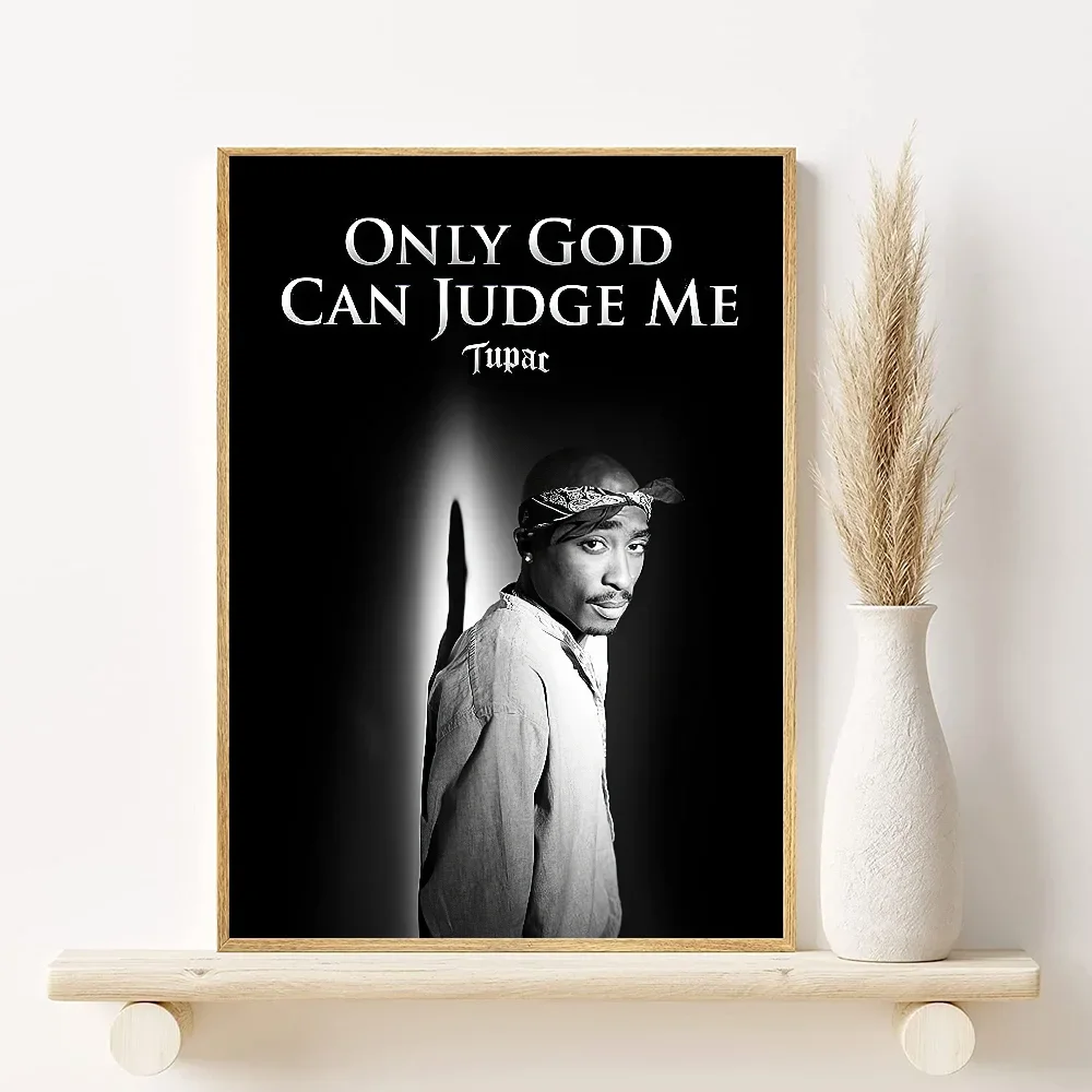 2Pac Minimalist Canvas Poster | Hip-Hop Wall Art Decor