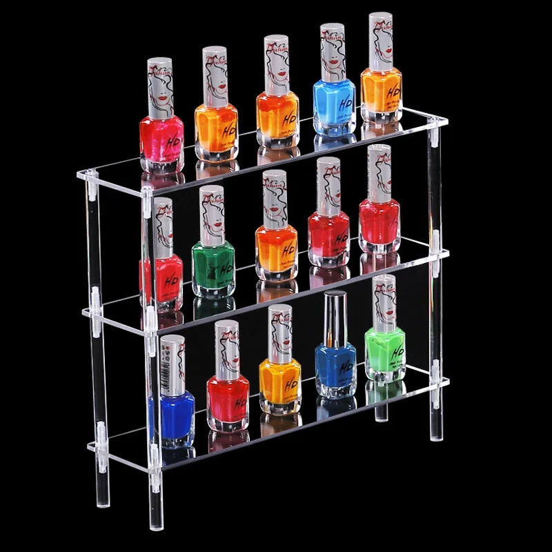 4-Tier Acrylic Display Shelf for Figures, Jewelry & Collectibles