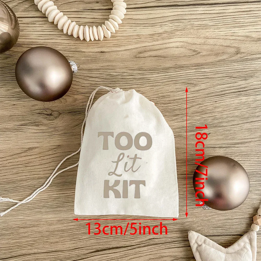 10-Piece "Too Lit Kit" Bachelorette Hangover Recovery Bag Set