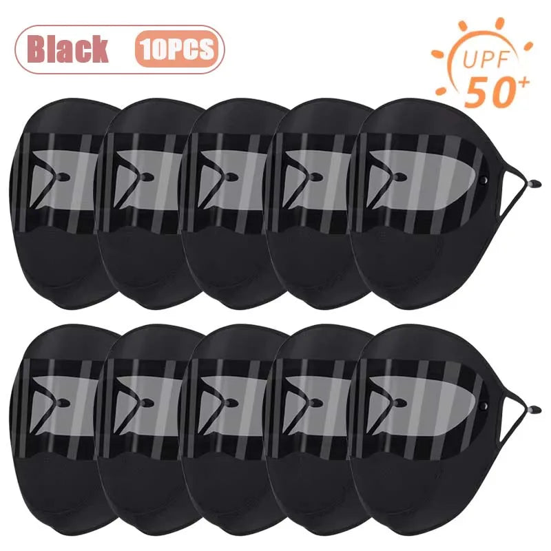 UPF 50+ Full Face Cover Mask with Goggles | UV & Dust Shield