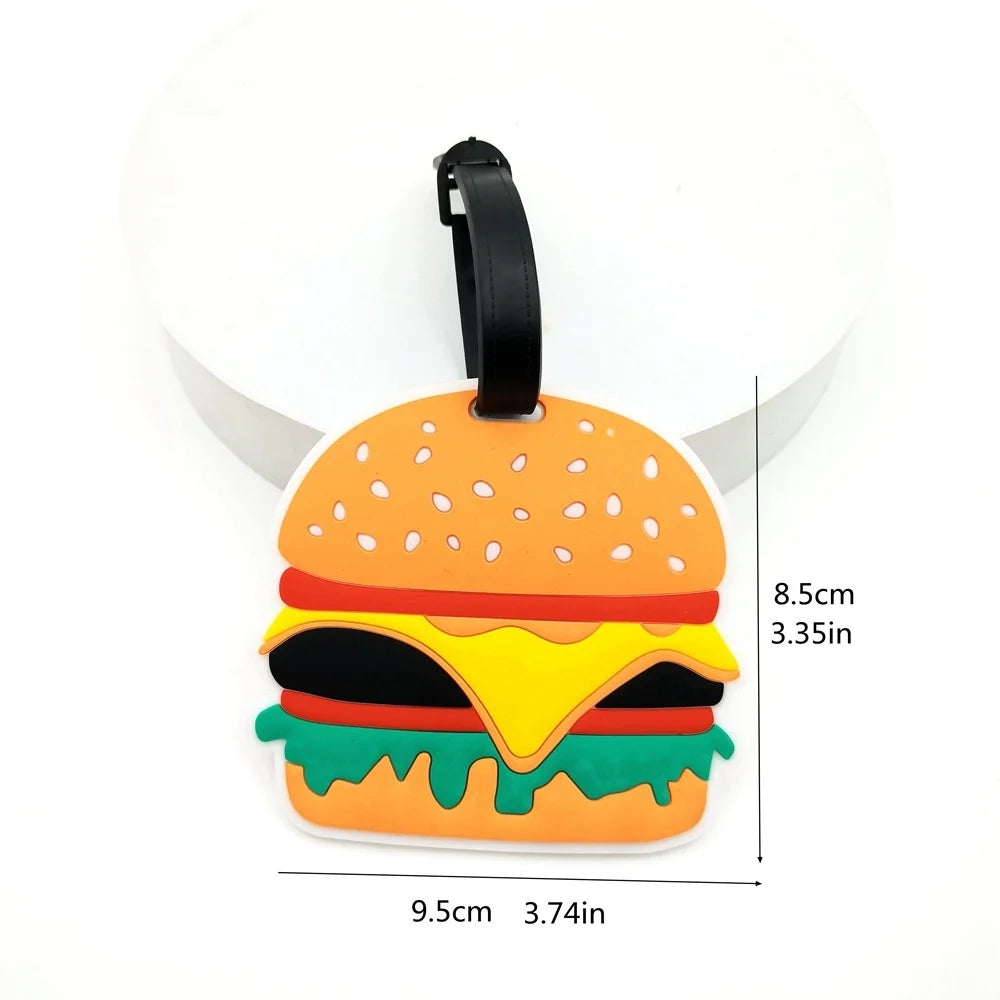 Ice Cream Luggage Tags – Cute Silicone Travel ID Labels