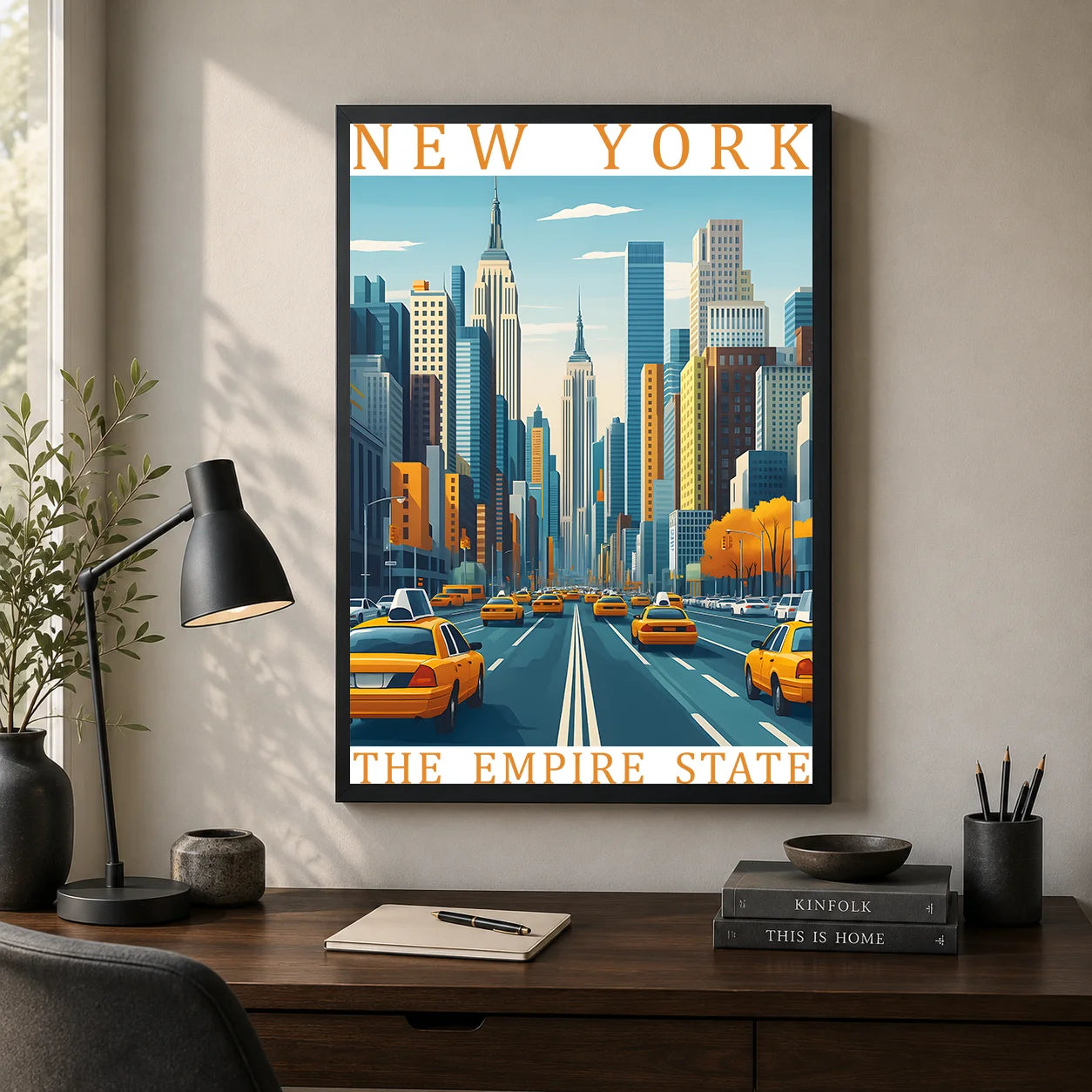 City Landscape Canvas Wall Art | Modern Travel Poster Print Canvas Wall Art Print Peaceful Pleasures Health and Wellness
