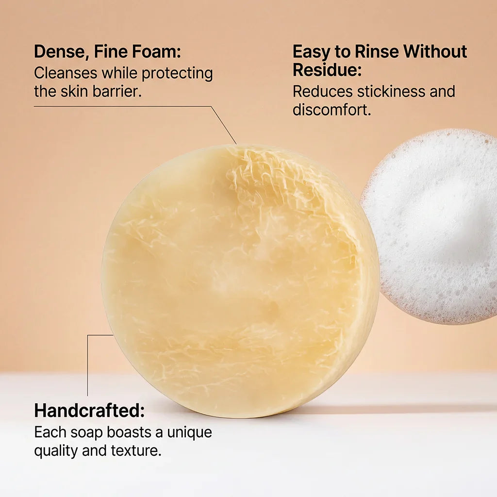 Eelhoe Loofah Exfoliating Soap – Moisturizing Handmade Body Bar