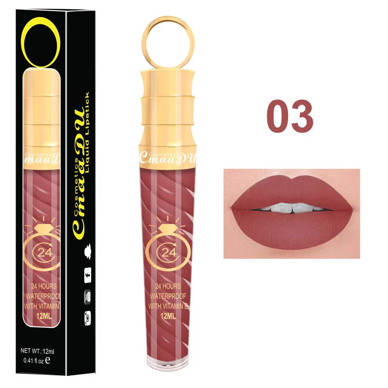 Cmaadu Matte Lip Gloss – Waterproof Long-Lasting Non-Stick