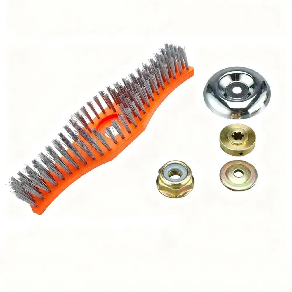 Polyester Garden Cleaning Brush | Adjustable Handle Lawn Tool