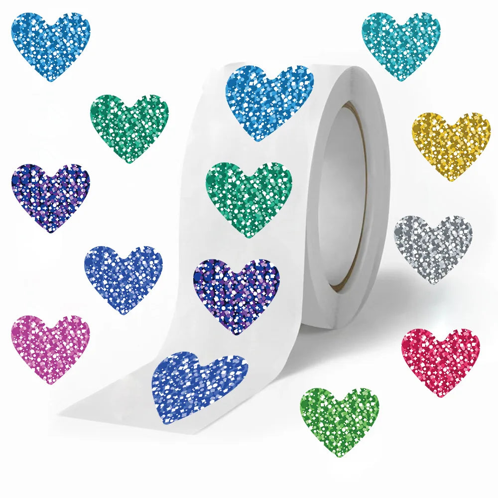 Bview Art Heart Seal Stickers Scrapbooking Envelope Decor Reward