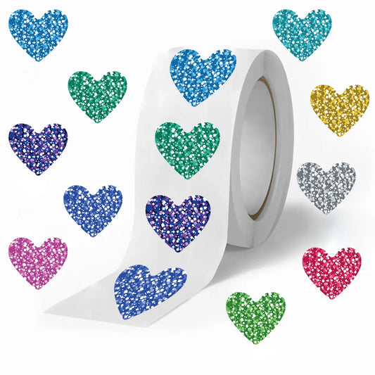 Bview Art Heart Seal Stickers Scrapbooking Envelope Decor Reward Peaceful Pleasures Health and Wellness