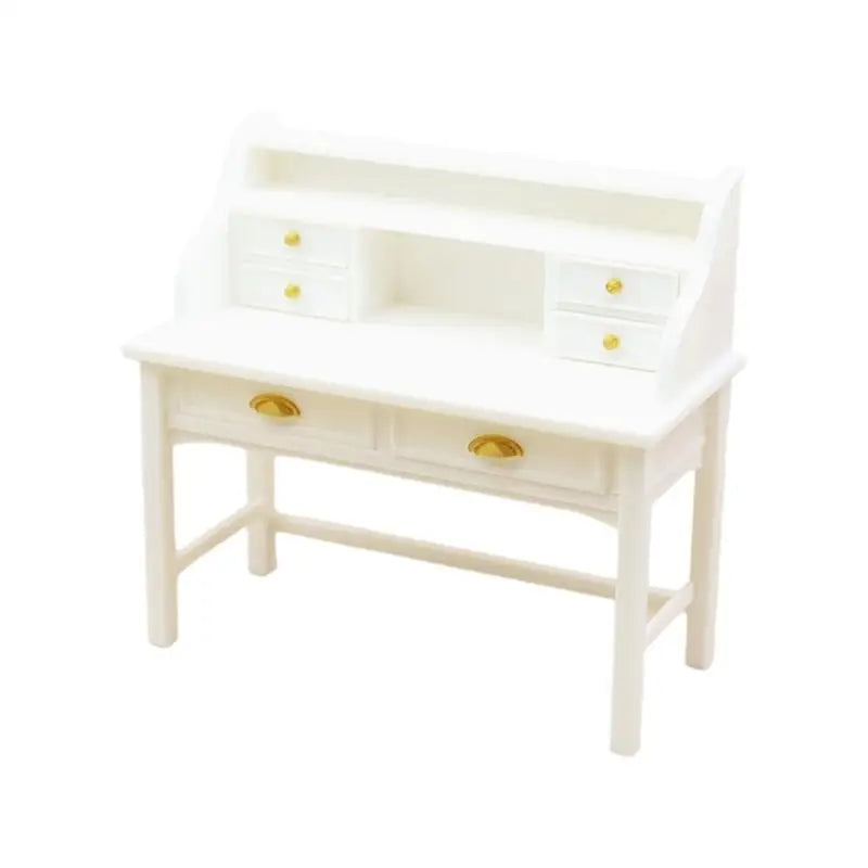 1/12 Scale Miniature Desk | Dollhouse Furniture for Display