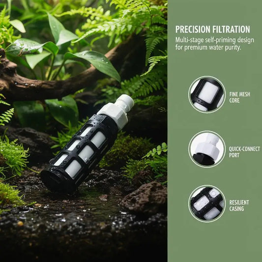 1/4" Inline PP Cotton Pre-Filter for Mist & Water Pump Systems Inline Water Filter Peaceful Pleasures Health and Wellness