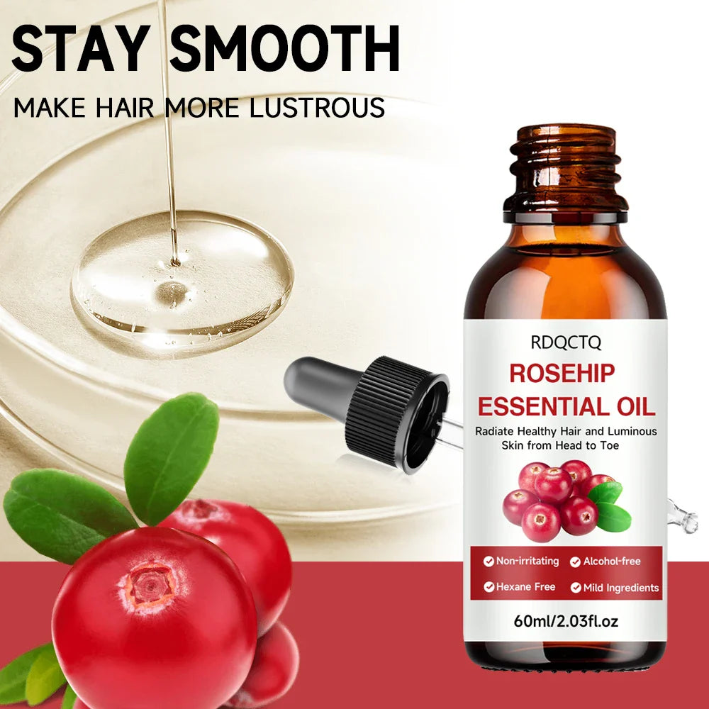 Rosehip Oil for Hair & Skin – Pure Natural Moisturizing Oil