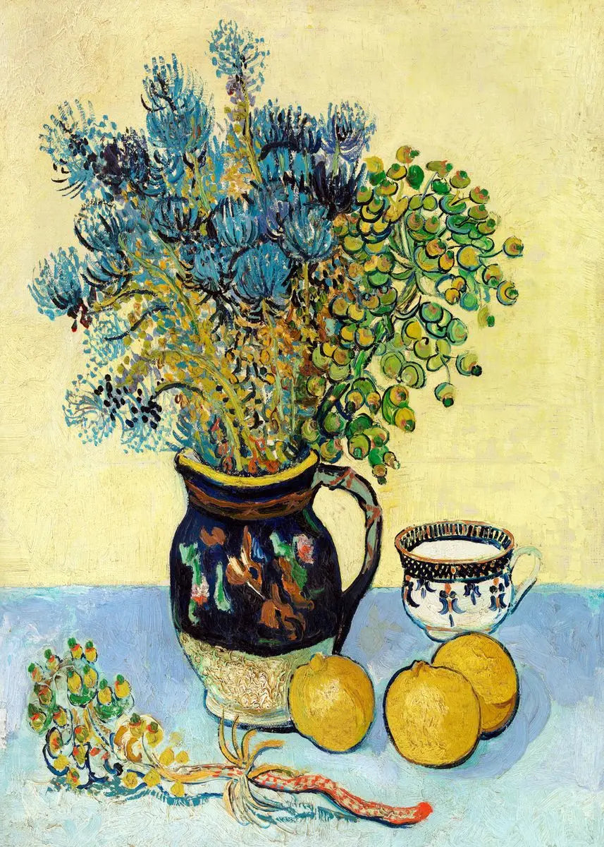 Van Gogh Sunflowers Canvas Print | Unframed Wall Art Poster Canvas Wall Art Print Peaceful Pleasures Health and Wellness