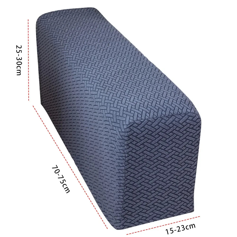 Sofa Arm Covers – Washable Checkered Armrest Slipcovers with Anti-Slip Pins | Set of 2 Peaceful Pleasures Health and Wellness