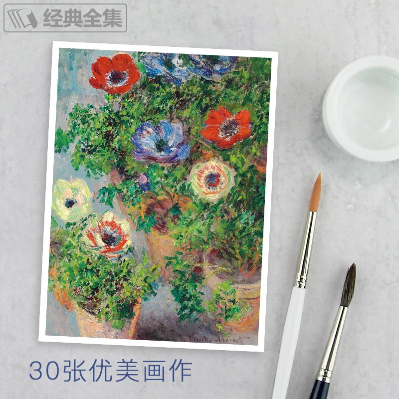 Claude Monet Oil Painting Postcard Vintage Impressionist Art Greeting